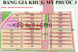 khu G mỹ phước 3