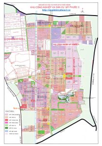 Bản đồ mỹ phước 3 bình dương mới nhất năm 2023